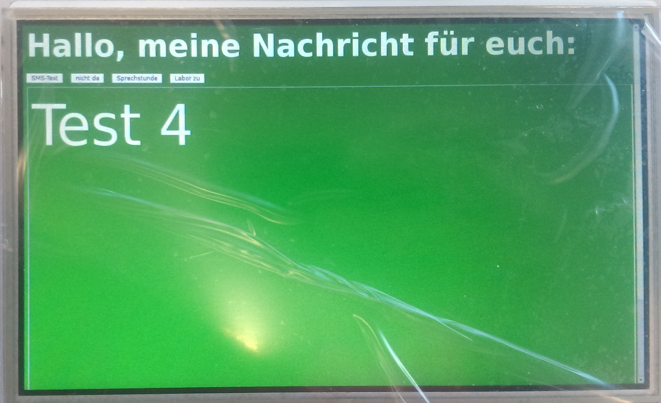 Beispielanzeigebildschirm